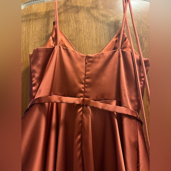 Burnt orange Homecoming dress - Picture 7 of 7